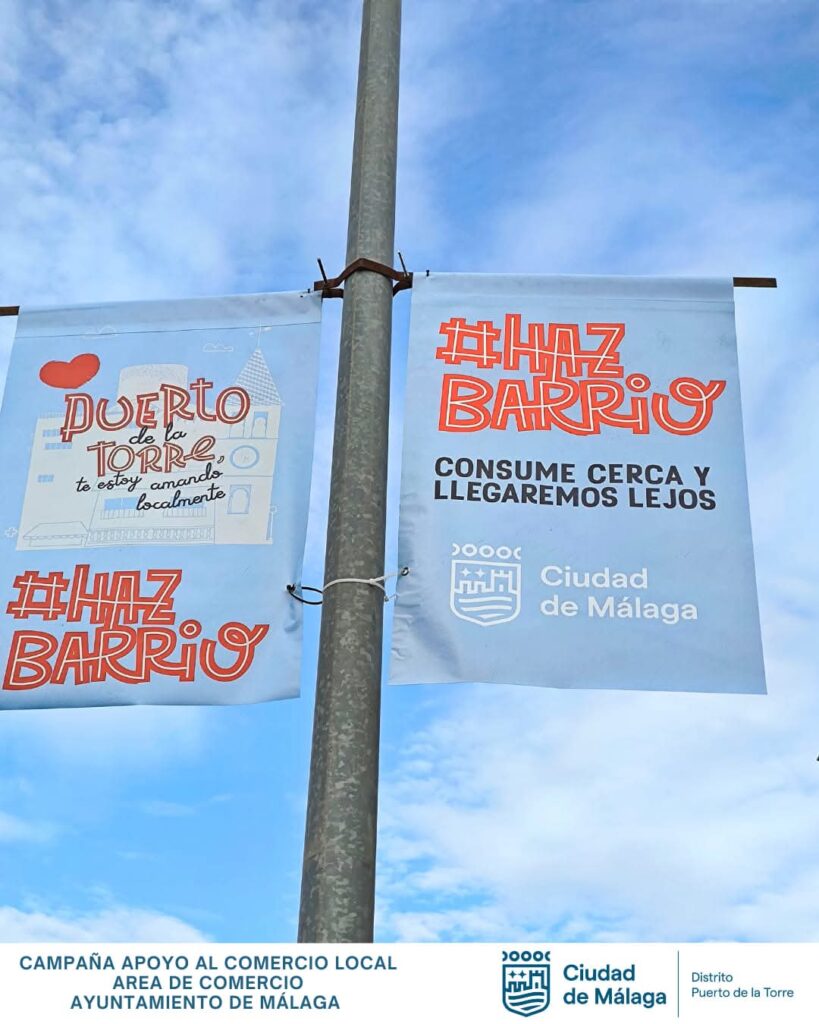 SoyDelPuerto » El 27 de noviembre del 2024, Elisa Pérez De Siles Calvo, concejala del área de comercio del Ayuntamiento de Málaga presentó en nuestro distrito la campaña de dinamización del comercio local #HazBarrio - #PuertodelatorreTeEstoyAmandoLocamente con el apoyo y colaboración de nuestro concejal de distrito, Jacobo Florido Gómez y representantes de ACAEP Asociación de comerciantes y autónomos del Puerto de la torre .