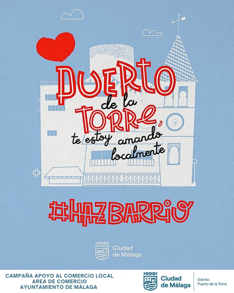 SoyDelPuerto » El 27 de noviembre del 2024, Elisa Pérez De Siles Calvo, concejala del área de comercio del Ayuntamiento de Málaga presentó en nuestro distrito la campaña de dinamización del comercio local #HazBarrio - #PuertodelatorreTeEstoyAmandoLocamente con el apoyo y colaboración de nuestro concejal de distrito, Jacobo Florido Gómez y representantes de ACAEP Asociación de comerciantes y autónomos del Puerto de la torre .